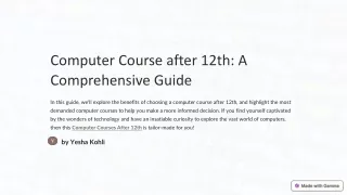 Computer-Course-after-12th-A-Comprehensive-Guide