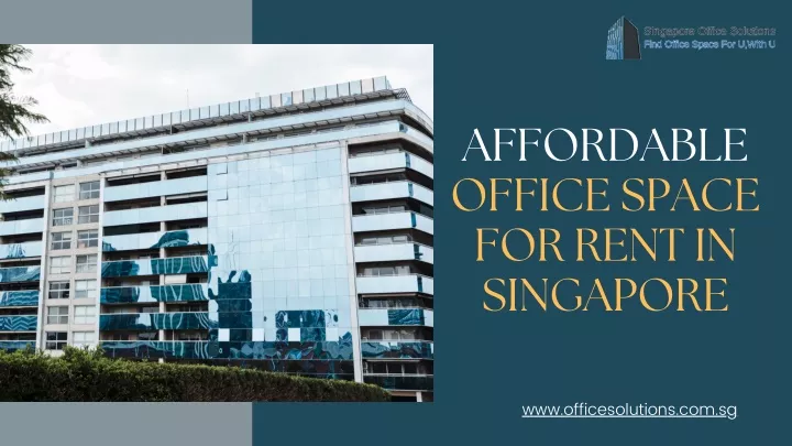 affordable office space for rent in singapore