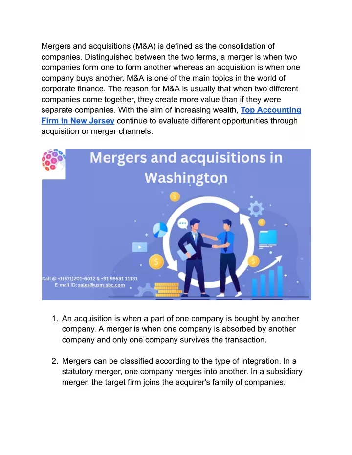 mergers and acquisitions m a is defined