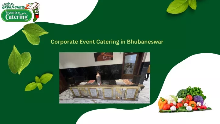 corporate event catering in bhubaneswar