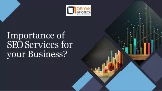 importance of s e o s e r v i c es f o r your business