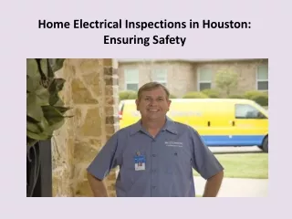 Home Electrical Inspections in Houston