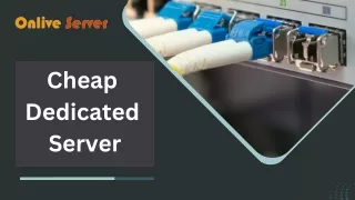 Cheap Dedicated Server Performance on a Budget: Your Server, Your Rules