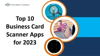Top 10 Business Card Scanner Apps for 2023