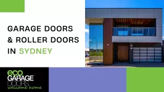 Garage Doors & Roller Doors in Sydney