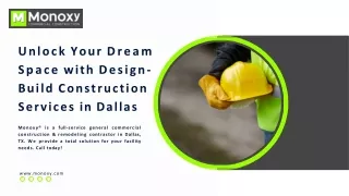 Unlock Your Dream Space with Design-Build Construction Services in Dallas