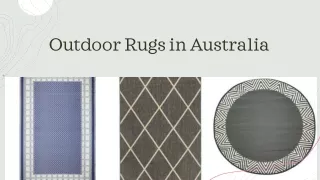 Outdoor Rugs in Australia