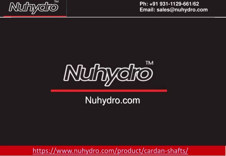 nuhydro com