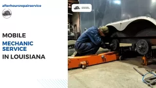 Mobile mechanic service in Louisiana