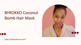 BYROKKO Coconut Bomb Hair Mask