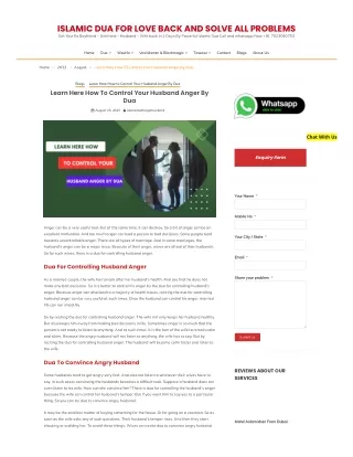 islamic dua for love back and solve all problems