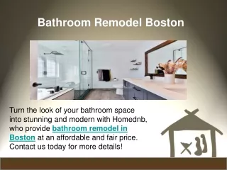 Bathroom Remodel Boston