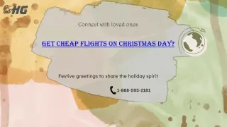 1-888-595-2181 Get cheap flights on Christmas Day
