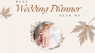 Best Wedding Planner Near Me