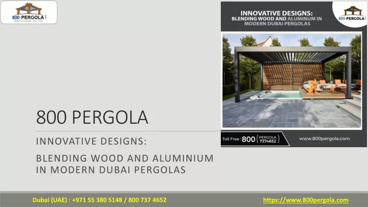 800 pergola