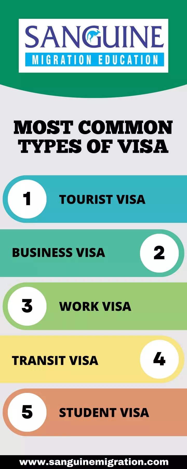 most common types of visa
