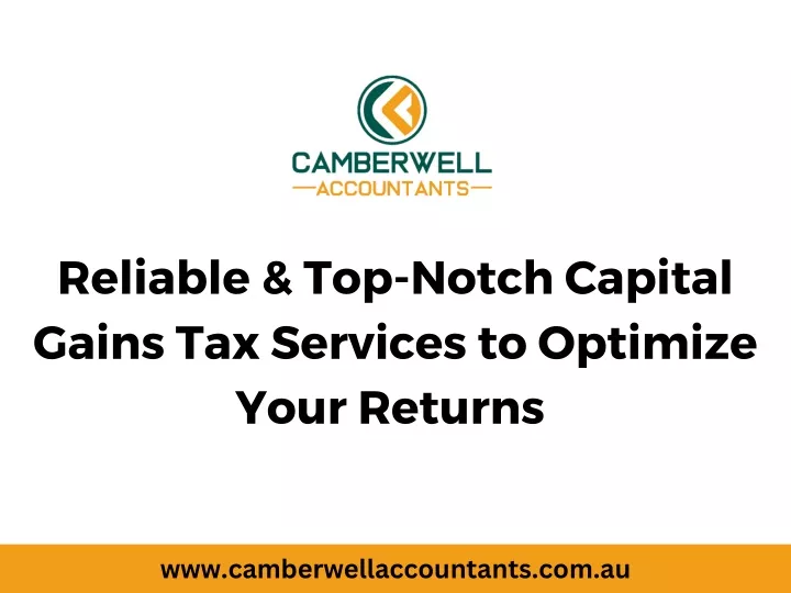 reliable top notch capital gains tax services