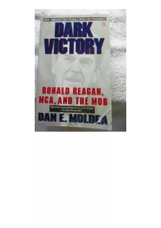 Kindle online PDF Dark Victory Ronald Reagan MCA and the Mob unlimited