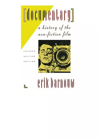 Ebook download Documentary A History of the NonFiction Film free acces