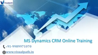 Dynamics 365 CRM Training Course | MS Dynamics CRM Training in Hyderabad