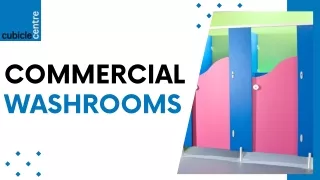 Enhance Business Spaces with Premium Commercial Washrooms | Cubicle Centre
