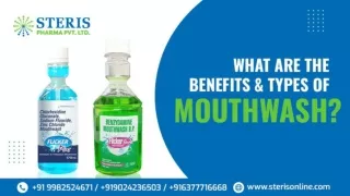 STERIS PHARMA | What are the Benefits & Types of Mouthwash
