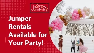 Wedding Bounce House Rentals in Travelers Rest, SC - Josie’s Jumpers