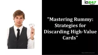 Mastering Rummy: Strategies for Discarding High-Value Cards