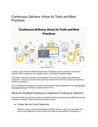 Continuous Delivery_ Know its Tools and Best Practices
