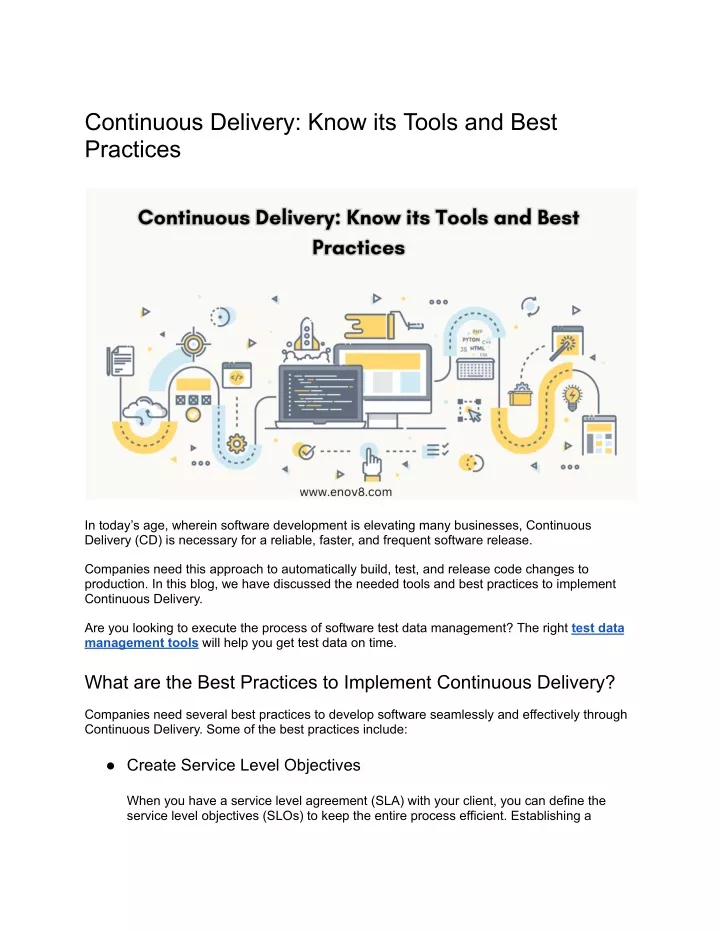 continuous delivery know its tools and best