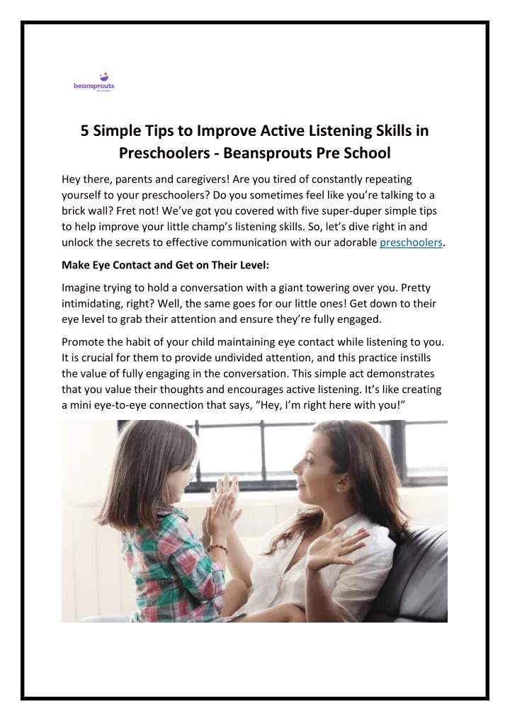 5 simple tips to improve active listening skills