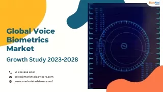 Global Voice Biometrics Market Size, Share and Growth Analysis Report PDF