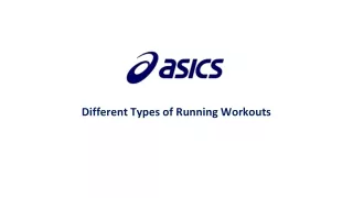 different types of running workouts