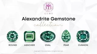 Buy Natural Alexandrite Online from MJ and Gems: A Captivating Investment in Rar