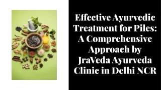 ayurvedic treatment for piles in Delhi NCR - JraVeda Ayurveda Clinic