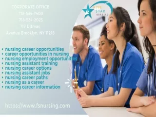 Best Career Opportunities in nursing in New York