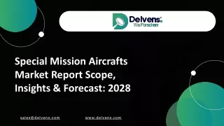 Special Mission Aircrafts Market Report