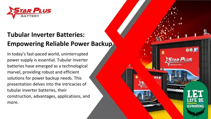 tubular inverter batteries empowering reliable