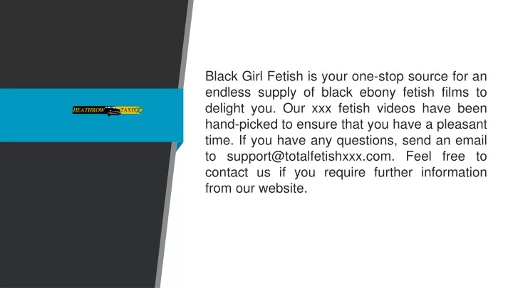 black girl fetish is your one stop source