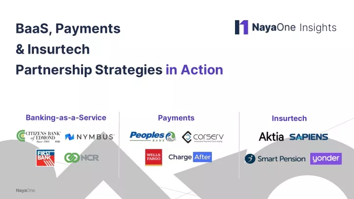 baas payments insurtech partnership strategies