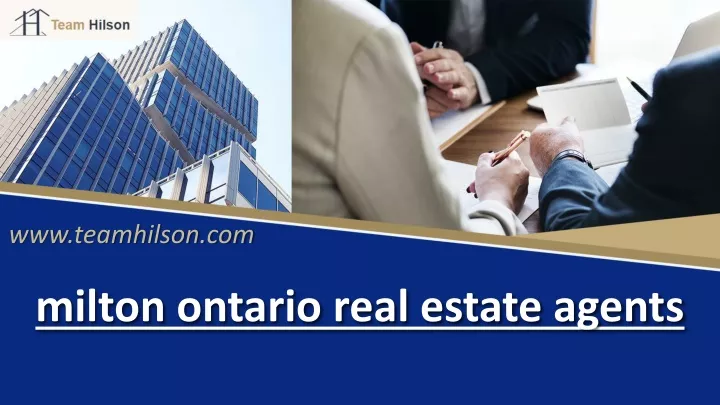 milton ontario real estate agents