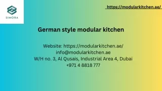 Where to Experience the Charm of a German-Style Modular Kitchen?