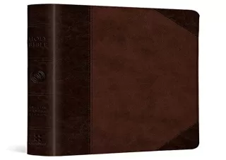 (PDF) ESV Large Print Compact Bible (TruTone, Brown/Walnut, Portfolio Design) Ip