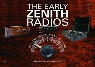 (PDF) The Early Zenith Radios: The Battery Powered Table Sets 1922-1927 Ipad