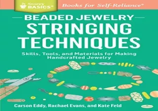 (PDF) Beaded Jewelry: Stringing Techniques: Skills, Tools, and Materials for Mak