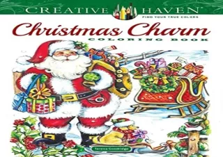 PDF Creative Haven Christmas Charm Coloring Book (Adult Coloring Books: Christma