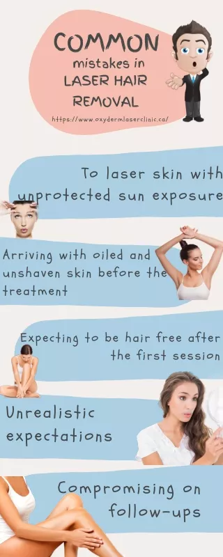 Common mistakes in laser hair removal | Oxyderm Clinic