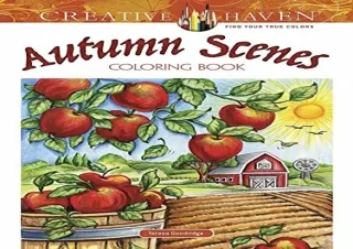 Download Creative Haven Autumn Scenes Coloring Book (Adult Coloring Books: Seaso