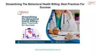 streamlining the behavioral health billing best practices for success