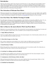 Opening Ultimate Satisfaction: Just How to Maximize Web Cam Pornography Reveals - slide 1
